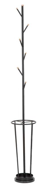 Porte-parapluie rond Glam métal Noir