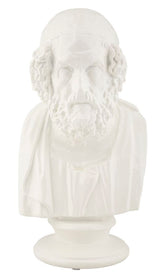 Estatua Busto Sabio Blanco