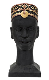 Estatua hombre masái madera de ébano