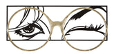 IRON WALL PANEL EYEWEAR CM 89,5X3,8X41,3