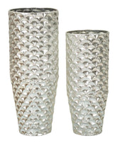 VASE HOLDER SILVY SET 2 PCS CM Ø 37X92X-32X75