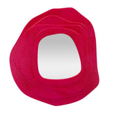 Espejo de pared sinuoso Dalia Fucsia