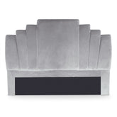 Tête de lit Arena 160 cm Velours Argent
