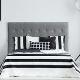Tête de lit Adelle 180 cm velours argenté