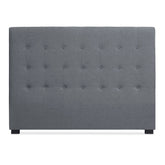 Tête de lit capitonnée Luxor 160cm Tissu Gris