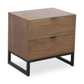 Table De Chevet 2 tiroirs Panara Chêne Clair