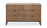 Commode 6 tiroirs Panara Chêne Clair