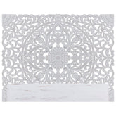 Tête de lit en bois sculpté Serena 180cm Bois Blanc