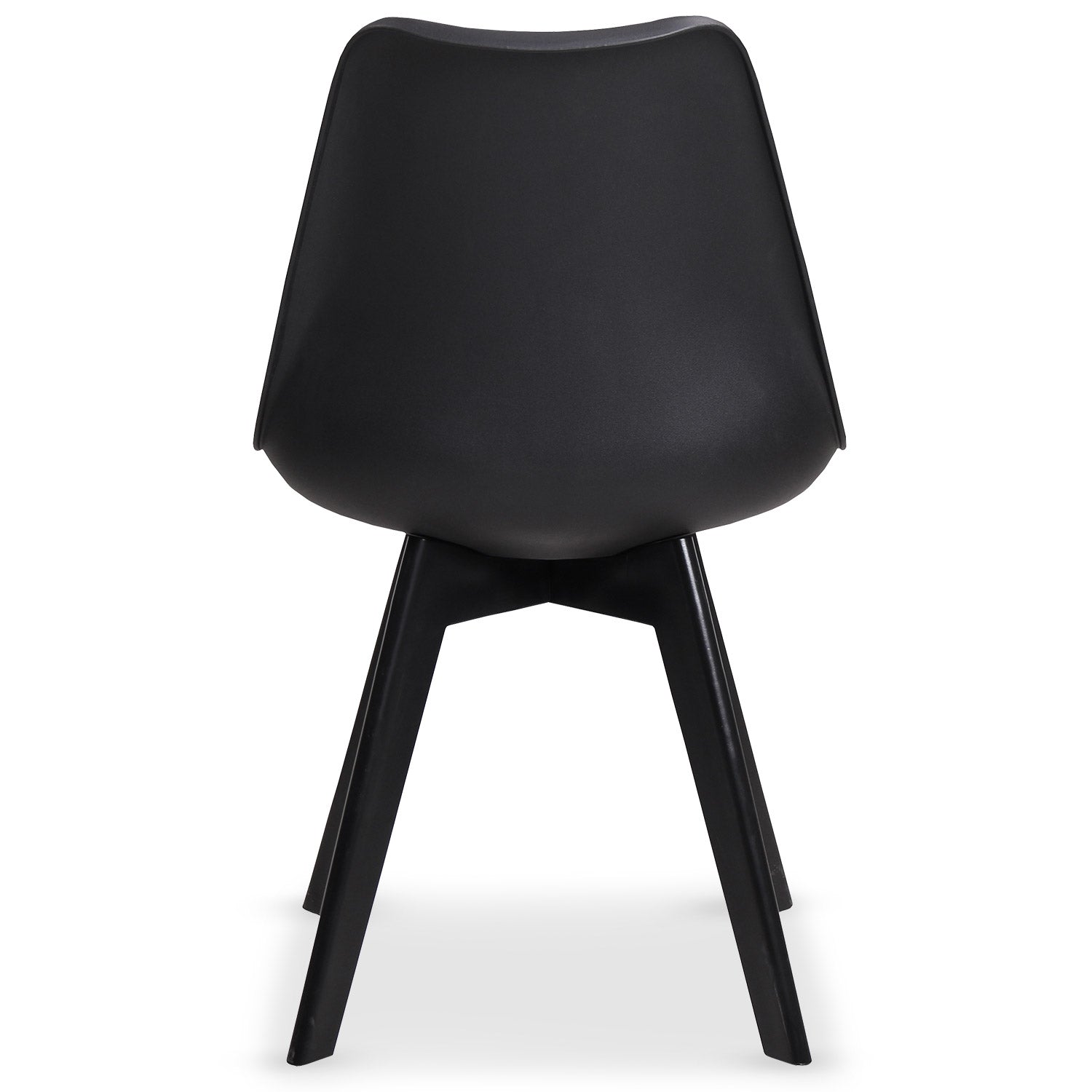 Chaise vue de dos Juno noire