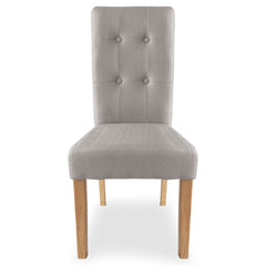 Lot de 2 chaises Adam Tissu Beige