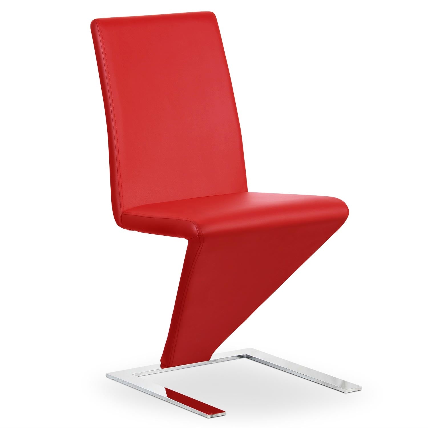Lot de 2 chaises design et modernes rouges Flash