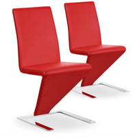Juego de 2 sillas Flash color rojo