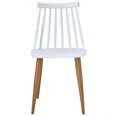 Lot de 2 chaises scandinaves Houlgate Blanc