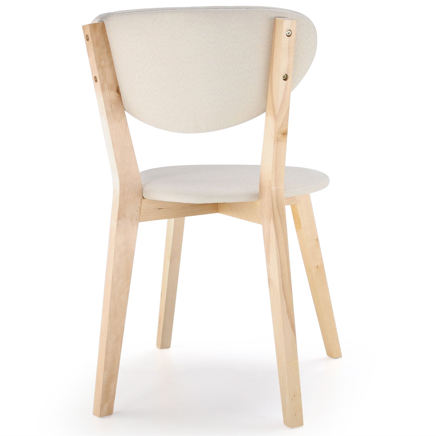 Lot de 2 chaise style scandinave Canada Crème