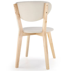 Lot de 2 chaise style scandinave Canada Crème