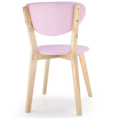 Lot de 2 chaises style scandinave Canada Rose