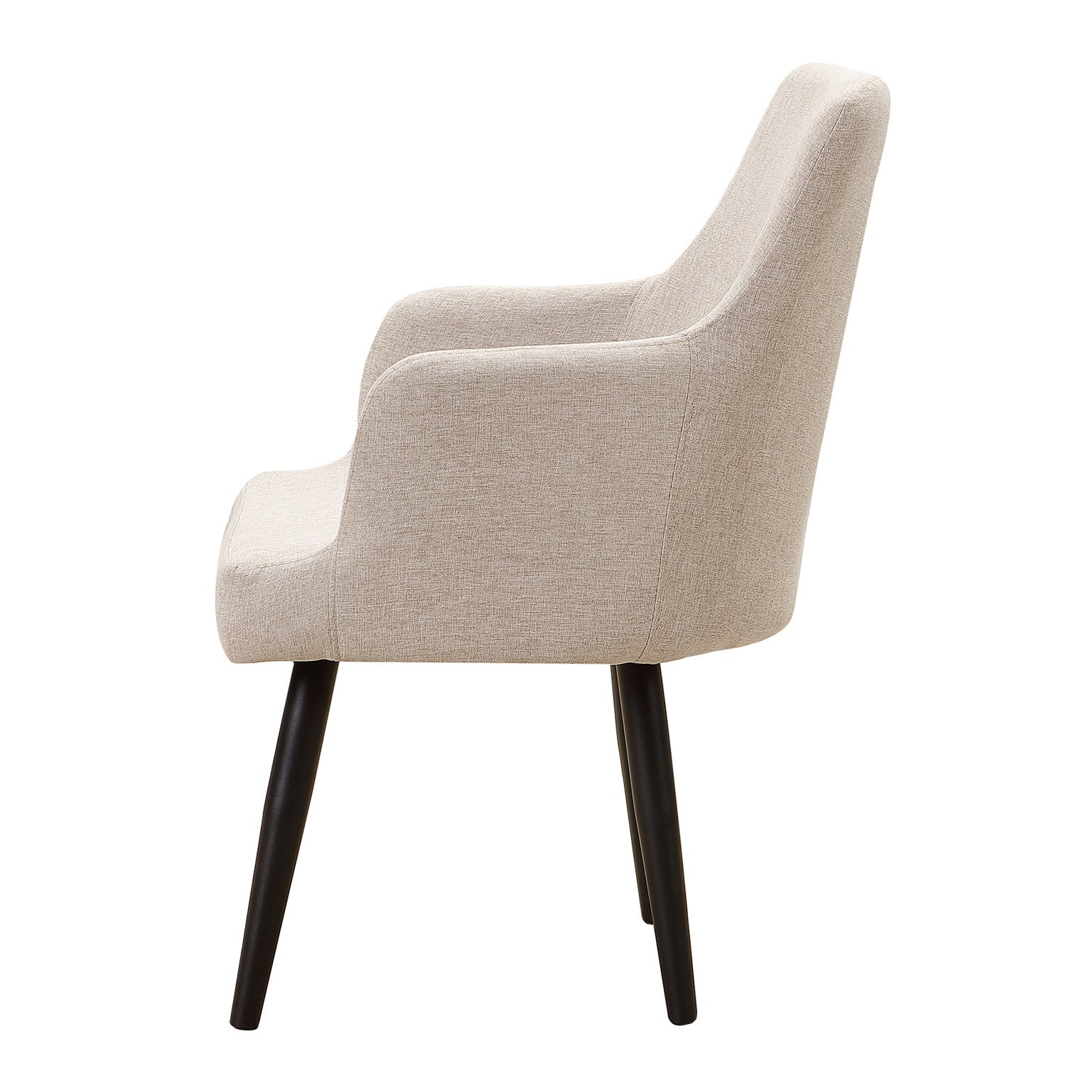 Lot de 2 Fauteuils Neiva Tissu Beige
