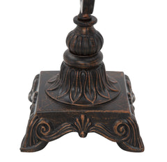 Lámpara de mesa Mundo de hierro y metal envejecido