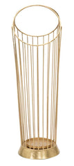 Paragüero de acero dorado minimalista