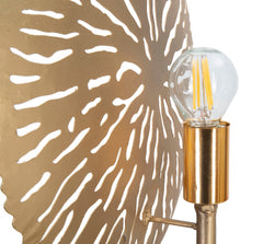 Applique murale Glam métal doré