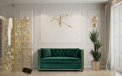 Applique murale Glam métal doré