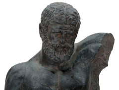 Busto de poliresina masculino Negro