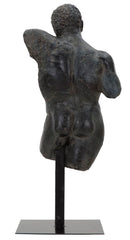 Busto de poliresina masculino Negro