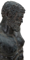 Busto de poliresina masculino Negro