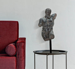 Busto de poliresina masculino Negro