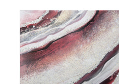 Tableau abstrait cadre en bois couleurs brillantes
