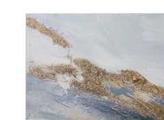 Conjunto de cuadros abstractos de 3 piezas, marco de madera, colores cálidos