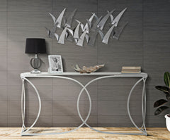 Panneau mural décoratif en métal Gabiani 3D mouettes en vol