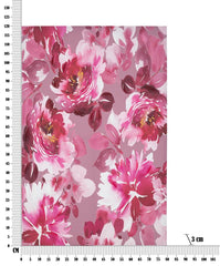 Impresión sobre lienzo, marco de madera, floral, colores vivos