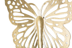 Juego de mariposas de pared 3D decorativas doradas de 4 piezas
