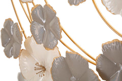 Panneau mural décoratif 3D Tourbillon de fleurs