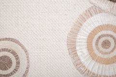 Cuadro decorativo geométrico en relieve tonos cálidos