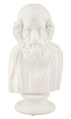 Estatua Busto Sabio Blanco