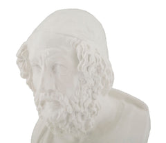 Estatua Busto Sabio Blanco