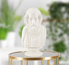 Estatua Busto Sabio Blanco