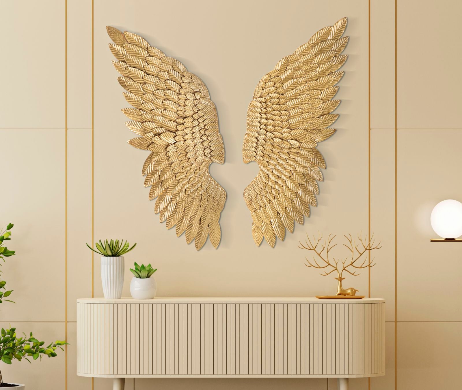 IRON WALL PANEL ALI BEAUTY SET 2 PCS CM 37,5X3X100