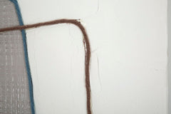 Peinture sur toile abstraite avec cadre en bois