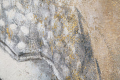 Peinture sur toile Bouddha cadre en bois