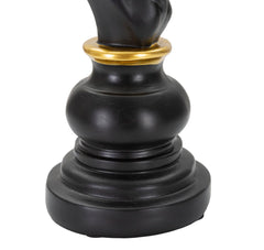 Caballero de ajedrez Negro y Oro