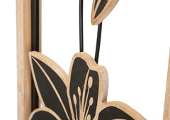 Panel decorativo de pared 3D Koman de metal y madera