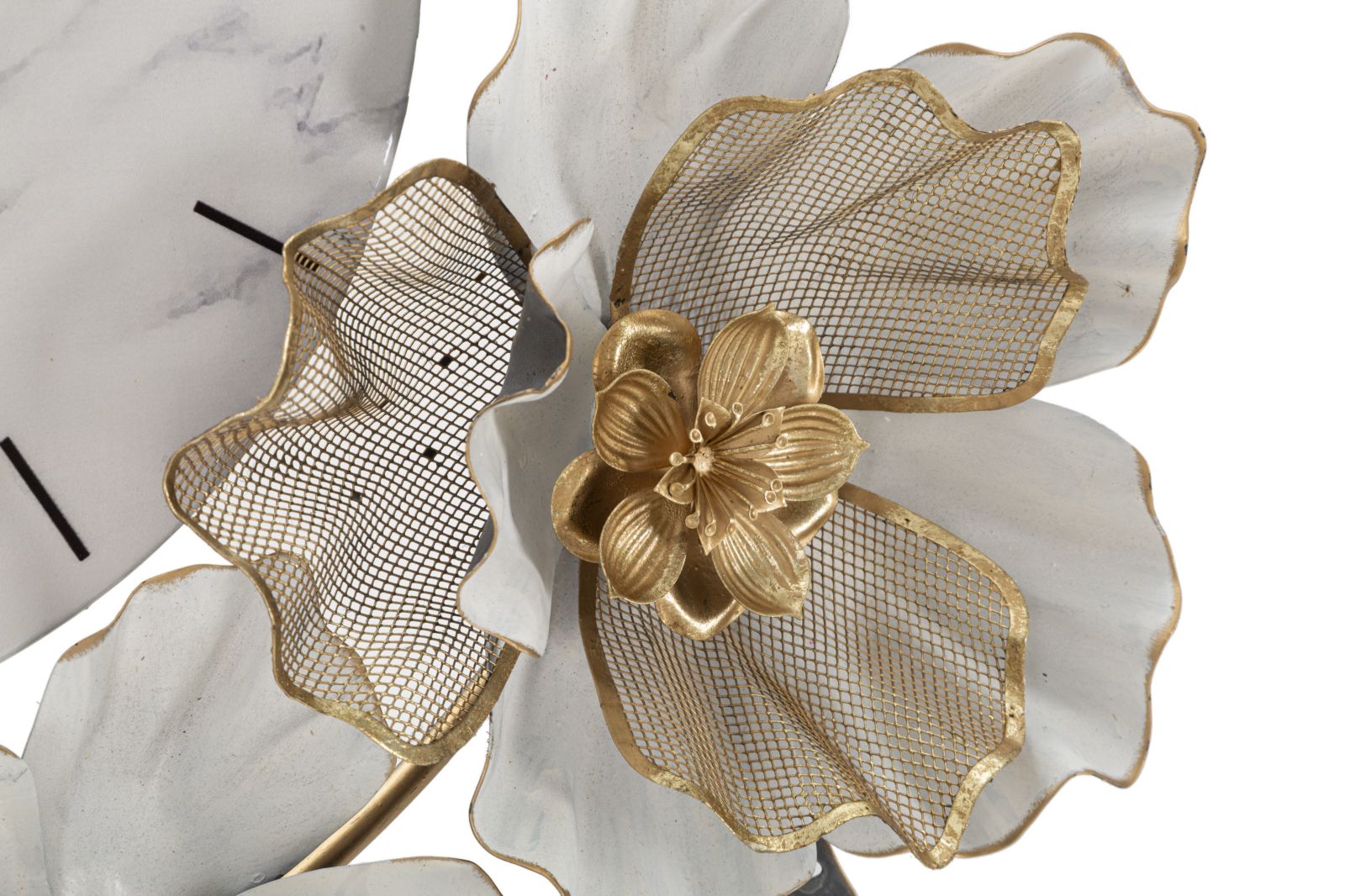 WALL CLOCK FLOWERS CM 64X8X64