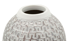 Vase en résine décoré sculptures médiévales
