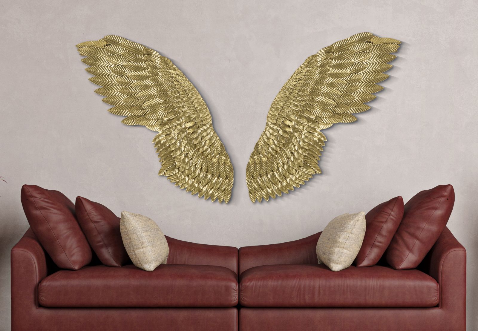 WALL PANEL SUPER WINGS SET 2 PCS CM 60X8X146
