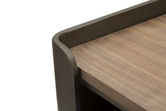 Mueble TV metal y madera Toronto con 2 puertas y 2 estantes