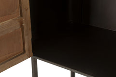 Armario de 3 puertas de metal y madera Toronto