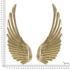 WALL PANEL WINGS AMY SET 2 PCS CM 60X4,4X130